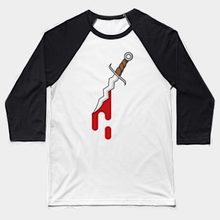 Dripping Dagger Baseball T-Shirt